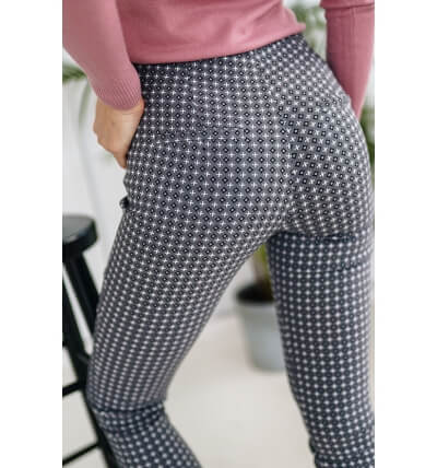 Trousers high waist pattern6